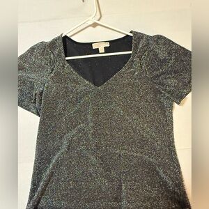 Michael Kors Sparkling Black Blouse